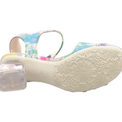 Laura Vita Sandalette Framboiseo 16 blau