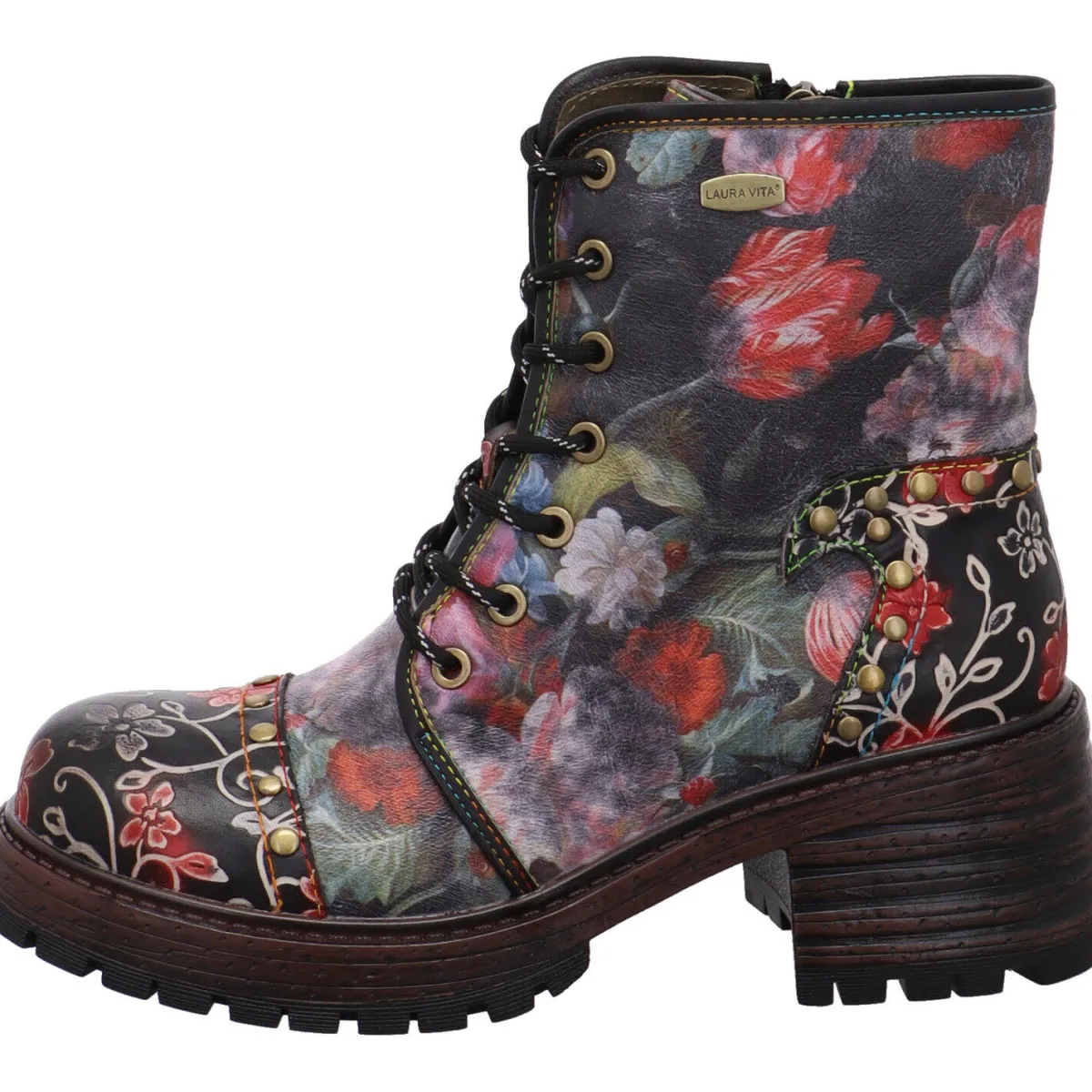 Laura Vita Schnürboot Kleo 03 schwarz Discount