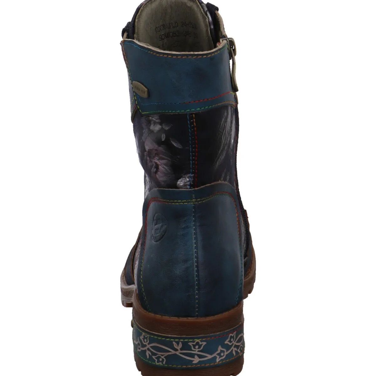 Laura Vita Schnürstiefelette Cocrailo 24 blau Outlet