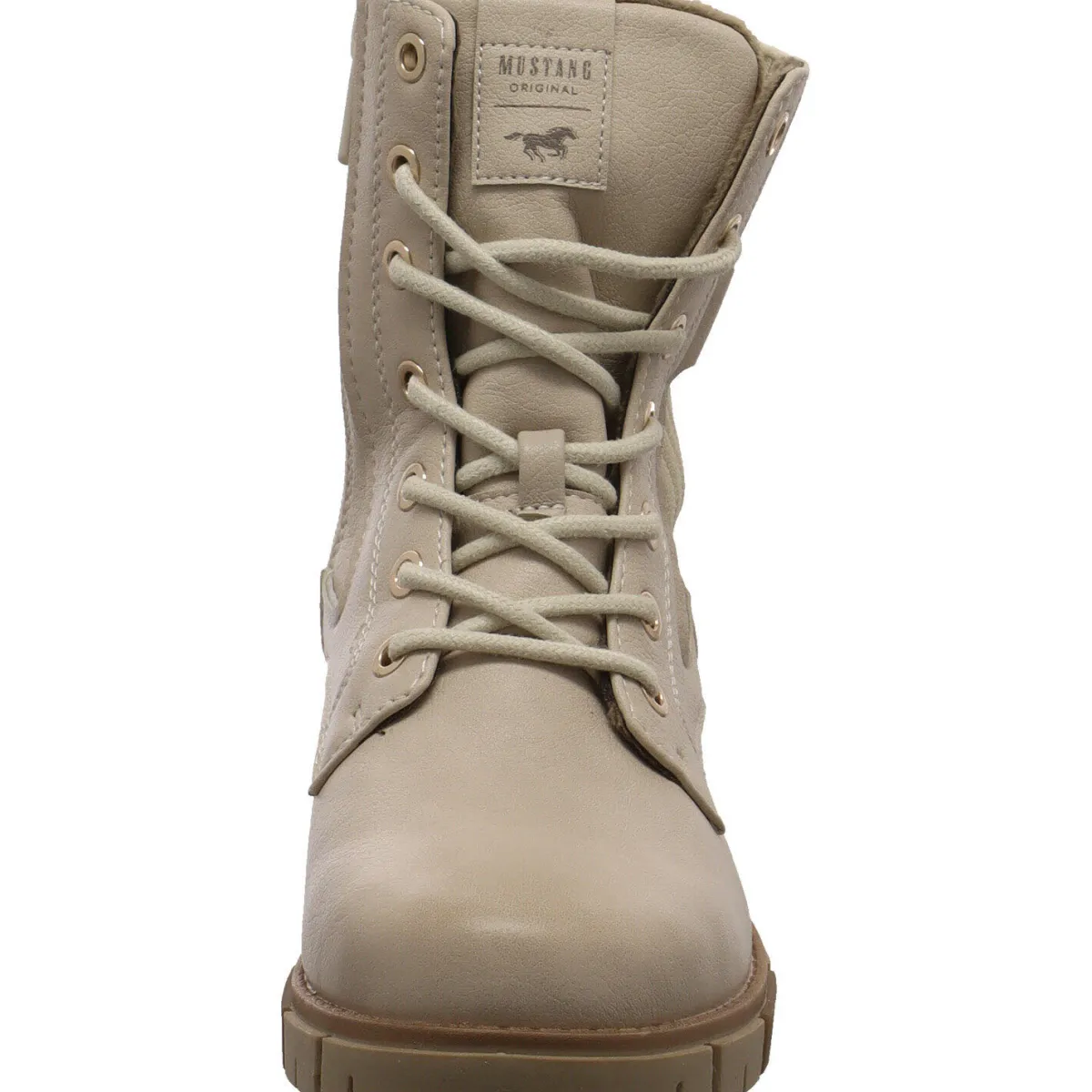 Mustang Schnürboot beige Discount