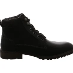 Mustang Schnürboot schwarz Discount