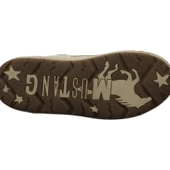 Mustang Schnürschuh beige Best