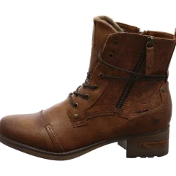 Mustang Schnürstiefelette braun