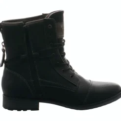 Mustang Schnürstiefelette schwarz Sale