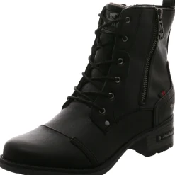 Mustang Schnürstiefelette schwarz Online