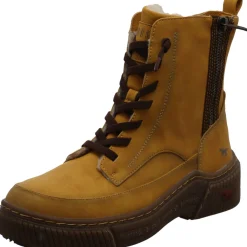 Mustang Schnürstiefelette gelb New