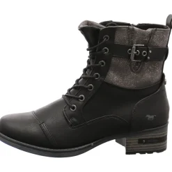 Mustang Schnürstiefelette schwarz Clearance