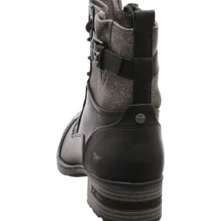 Mustang Schnürstiefelette schwarz Clearance