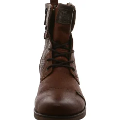 Mustang Schnürstiefelette braun