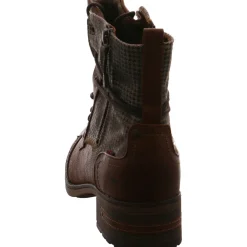 Mustang Schnürstiefelette braun