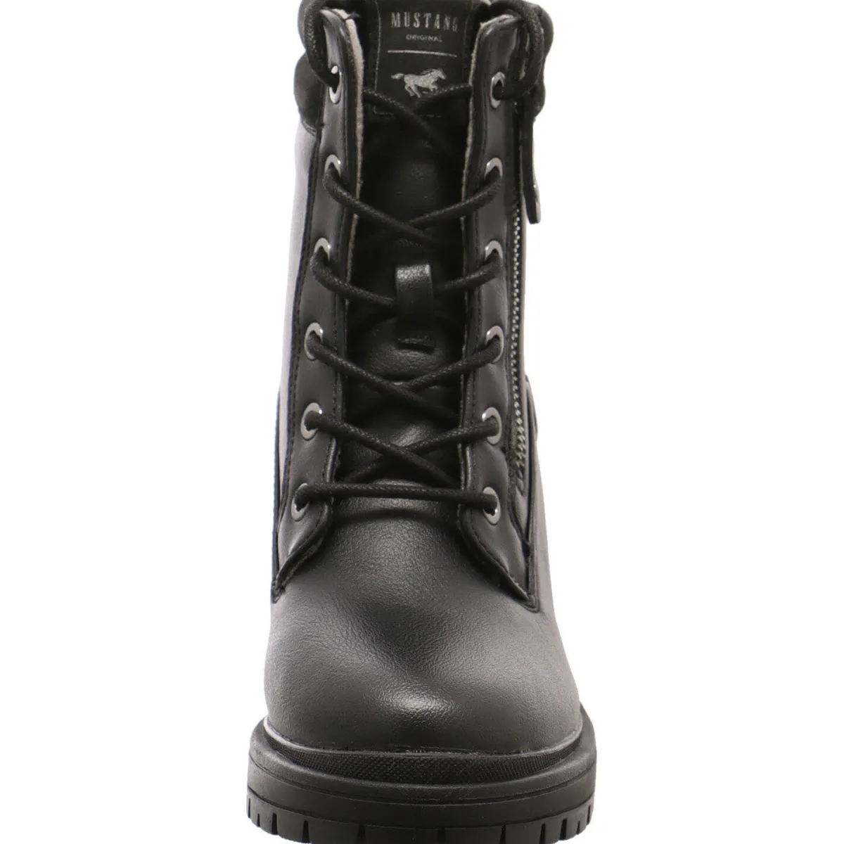 Mustang Schnürstiefelette schwarz Hot