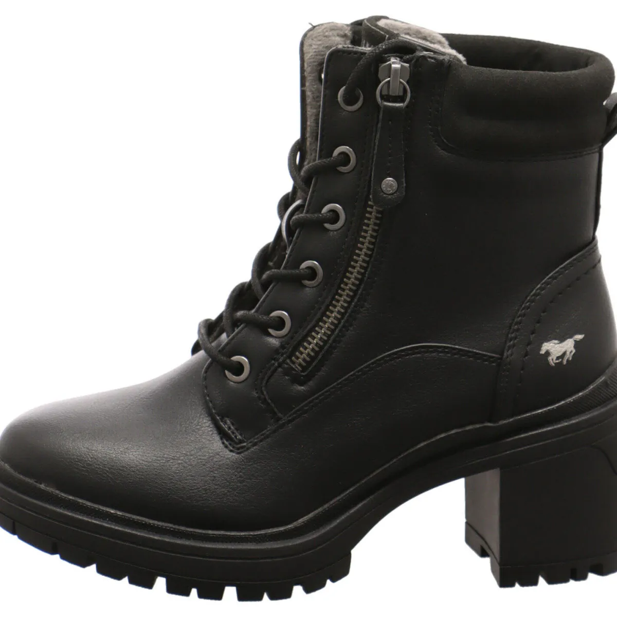 Mustang Schnürstiefelette schwarz Hot