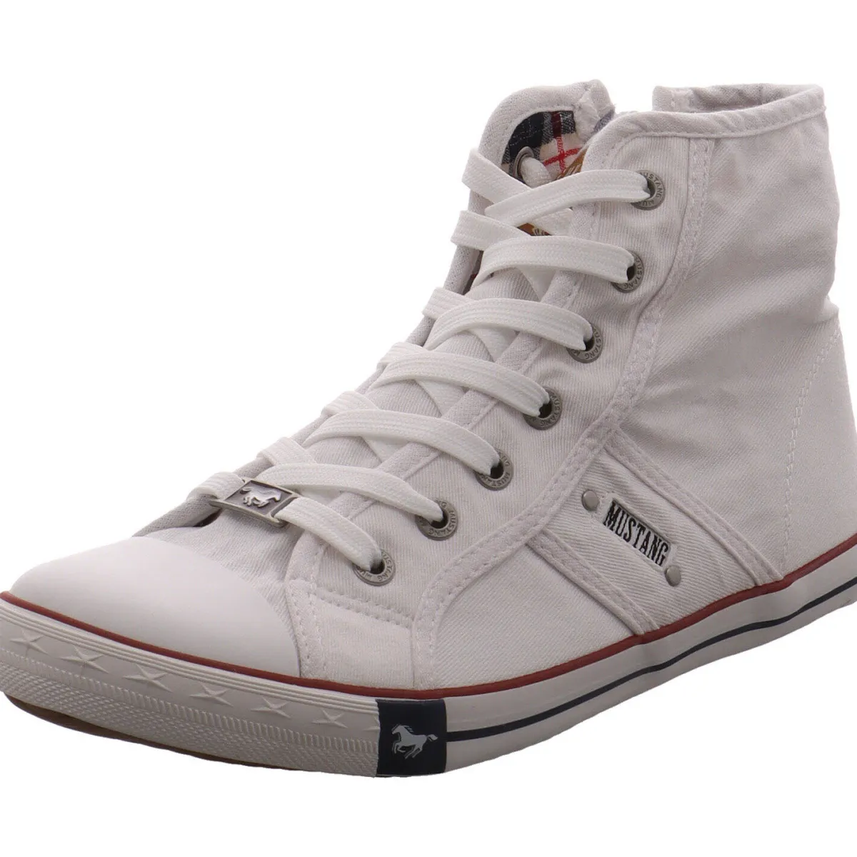 Mustang Sneaker high weiß Outlet