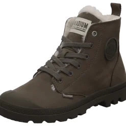 Palladium Schnürboot Pampa HI ZIP WL grau New