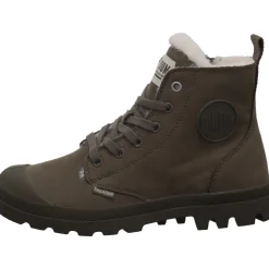 Palladium Schnürboot Pampa HI ZIP WL grau New