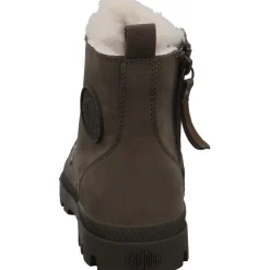 Palladium Schnürboot Pampa HI ZIP WL grau New