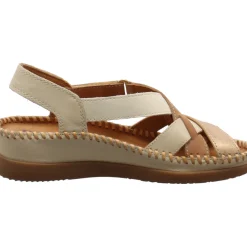 Pikolinos Keilsandalette Cadaques beige Outlet