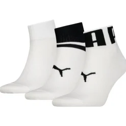 Puma Socken Big Logo Quarter weiß Discount
