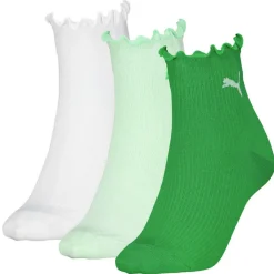 Puma Socken Ruffle Quarter grün Hot