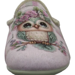 Relax Hausschuh Eule grün Clearance