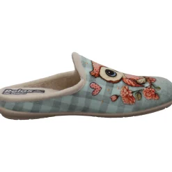 Relax Hausschuh Eule mit Herz beige Outlet