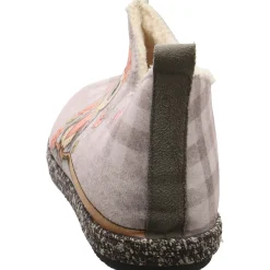 Relax Hausschuh Eule mit Herz grau Clearance