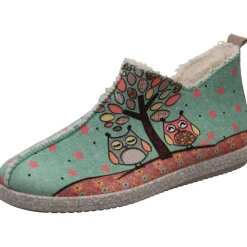 Relax Hausschuh Eulen grün Online