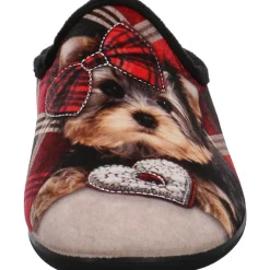 Relax Hausschuh Hund schwarz Outlet