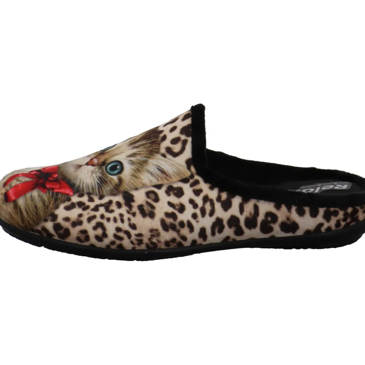 Relax Hausschuh Katze braun Outlet