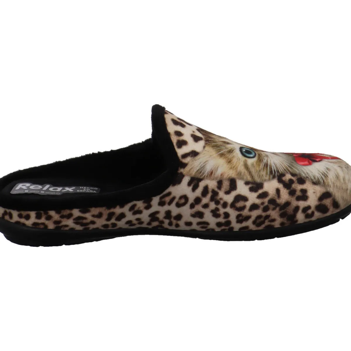 Relax Hausschuh Katze braun Outlet