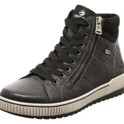 Remonte Schnürstiefelette schwarz Discount