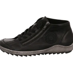 Remonte Schnürstiefelette schwarz Discount