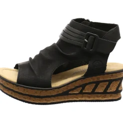 Rieker Keilsandalette schwarz