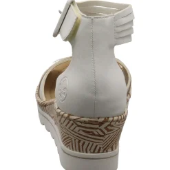 Rieker Keilsandalette weiß Outlet