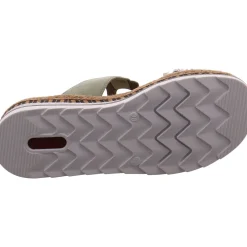 Rieker Pantolette grün Discount