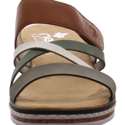 Rieker Pantolette grün Outlet