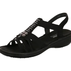 Rieker Sandale schwarz Clearance