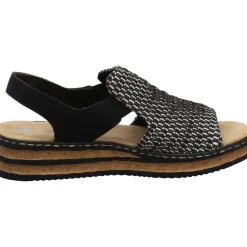 Rieker Sandale schwarz Sale