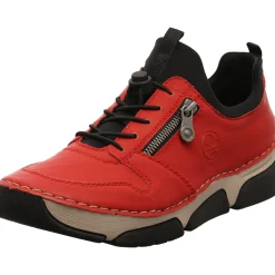 Rieker Schnürschuh rot Clearance