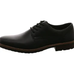 Rieker Schnürschuh schwarz Discount