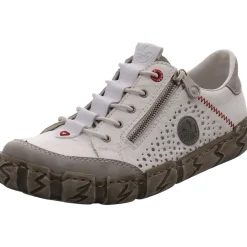 Rieker Schnürschuh weiß Discount