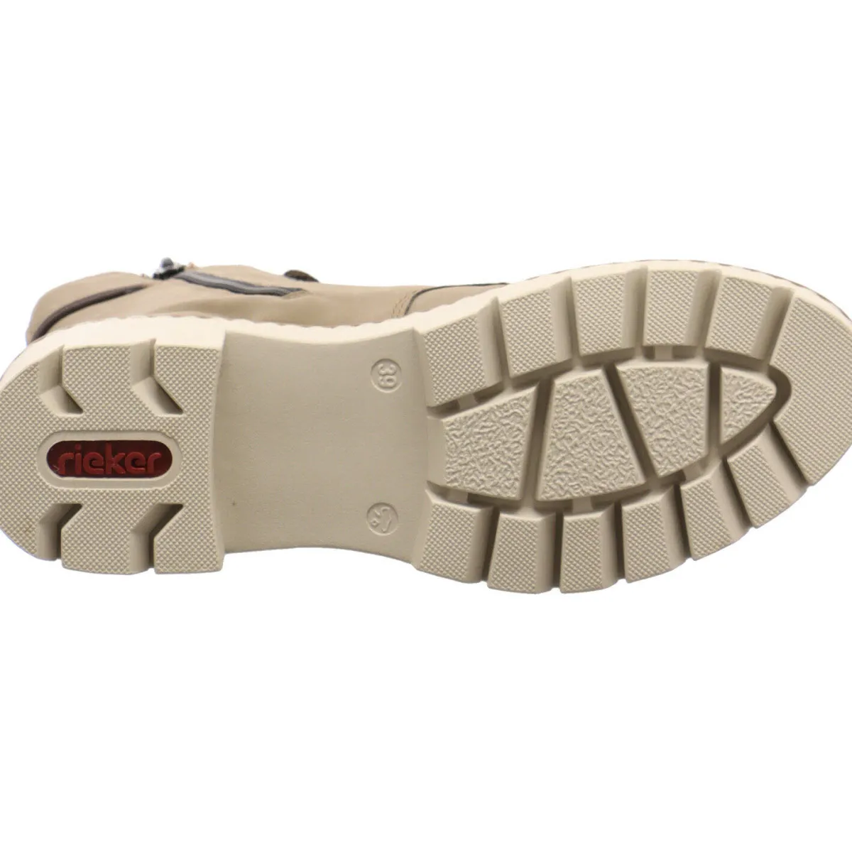 Rieker Schnürstiefelette beige