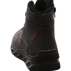 Rieker Schnürstiefelette grau Discount