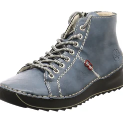 Rieker Schnürstiefelette blau Online