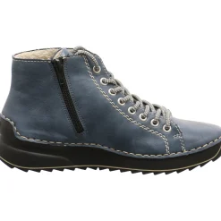Rieker Schnürstiefelette blau Online