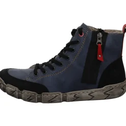 Rieker Schnürstiefelette blau Sale