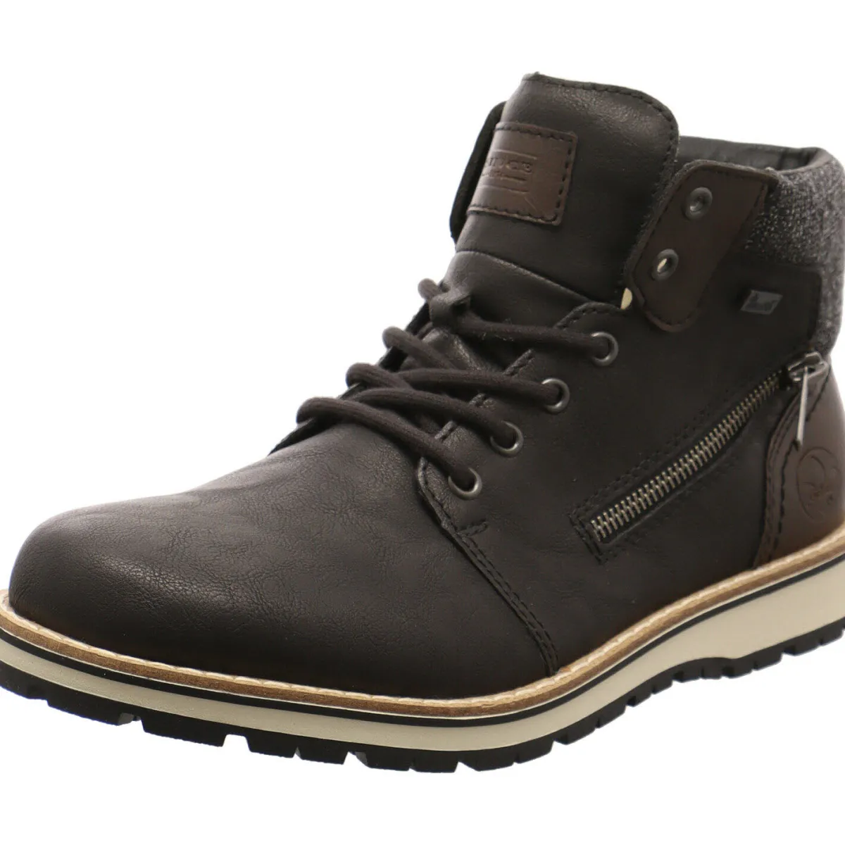 Rieker Schnürstiefelette schwarz Sale