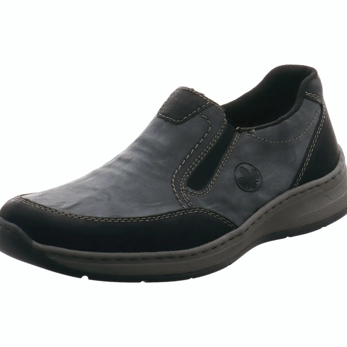 Rieker Slipper schwarz Outlet