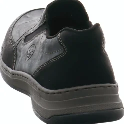 Rieker Slipper schwarz Outlet
