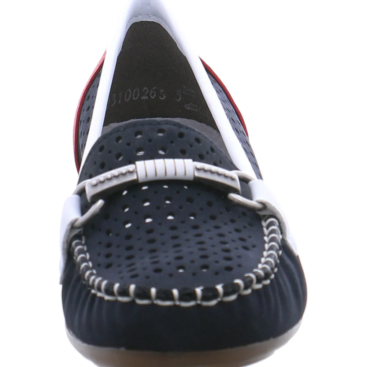 Rieker Slipper blau Clearance